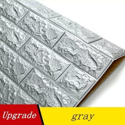 3d stereo wall stickers living room moisture-proof warm wallpaper brick wallpaper wall waterproof foam self-adhesive stickers (SS)
