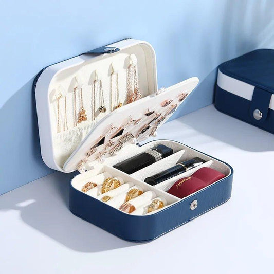 Faux Leather Jewelry Organizer