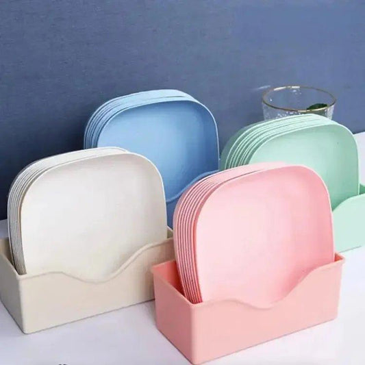 10-Pieces Plastic Set with Holder